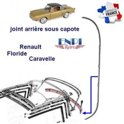 joint arrière sous capote Renault Caravelle, Floride