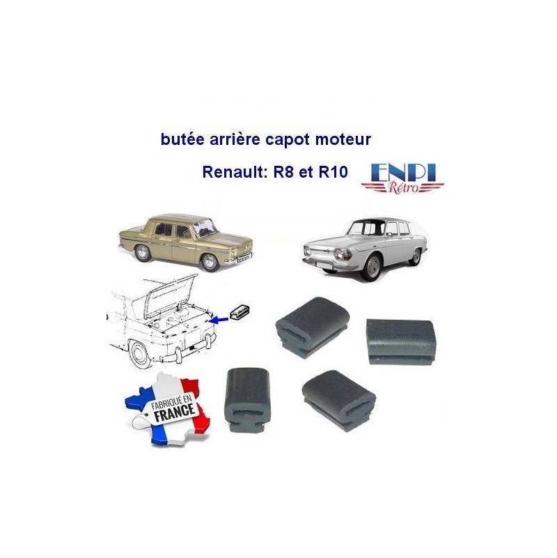 Butée Capot Renault 8 &10 - Dauphine - Caravelle