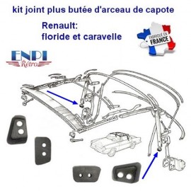 Butee d'arceau de Capote Renault Floride & Caravelle