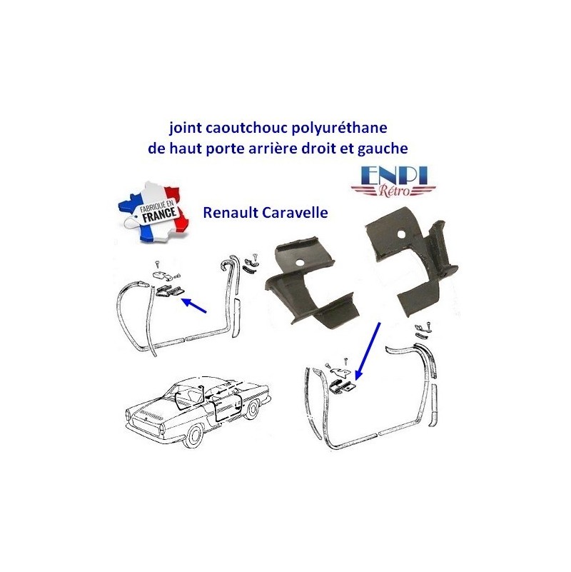 joint arrière haut de porte Renault Caravelle