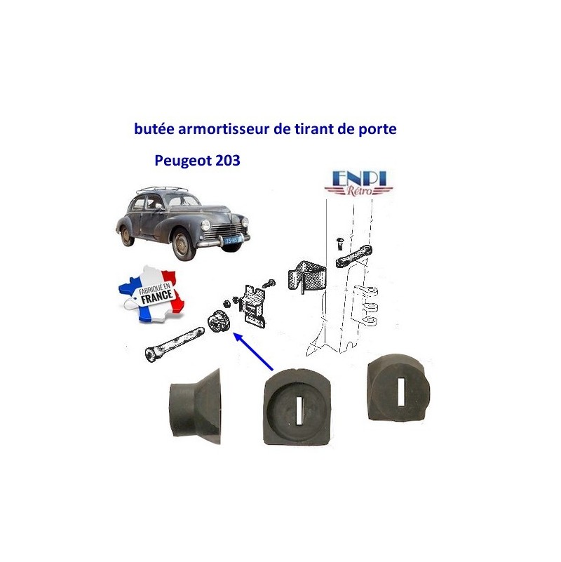 Butée de porte pour 203 & 403 Peugeot