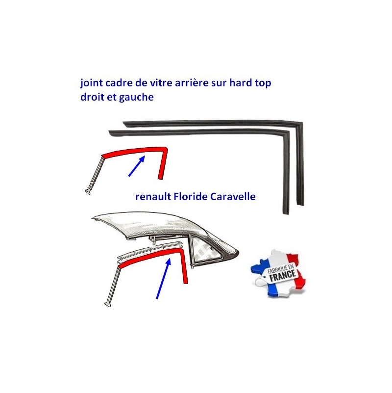 joint cadre de vitre Renault Floride