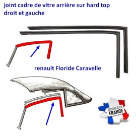 joint cadre de vitre arrière Renault Floride, Caravelle