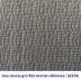 Tissu écorce gris filet marron Renault 4CV