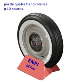 FLANCS BLANCS 10 pouces