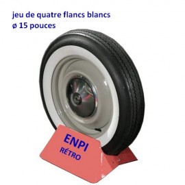 FLANCS BLANCS 15 pouces