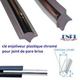 enjoliveur pour joint pare brise et lunette arrière