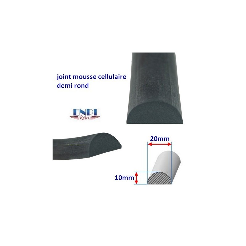 Joint demi rond 20mm x 10mm 