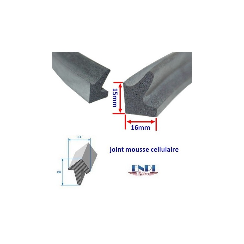 Joint mousse cellulaire cellulaire Peugeot, Renault, Matra Djet