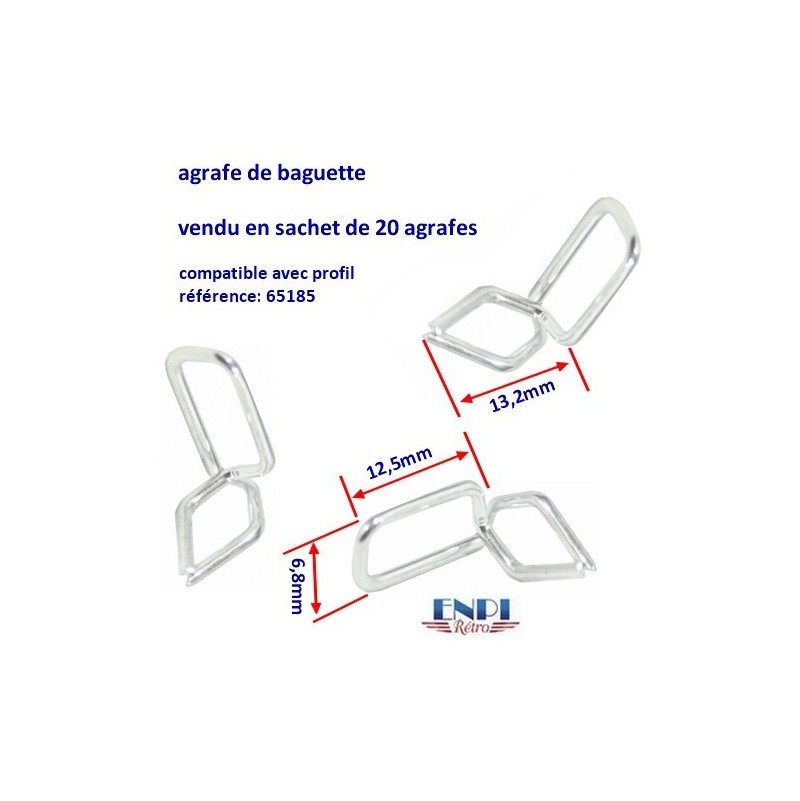 Agrafes Plastiques Fixation Baguettes Latérales Ford