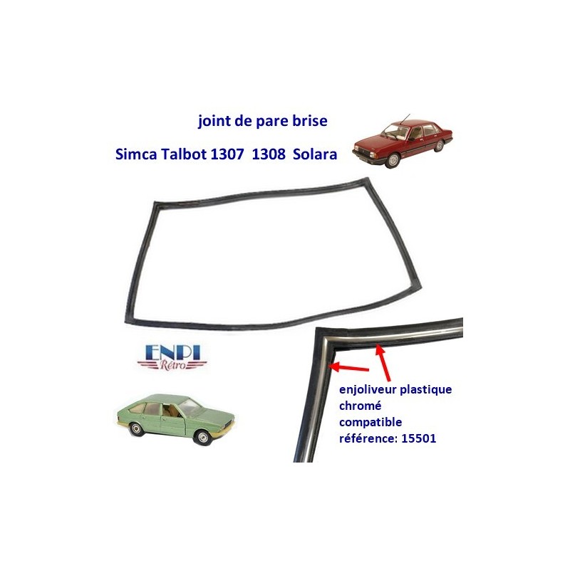 Joint de pare brise Simca 1307 1308, Solara 