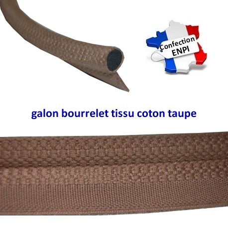 Galon bourrelet Taupe Galon bourrelet Taupe