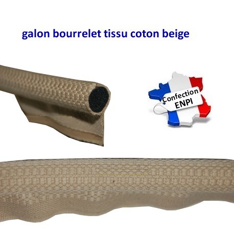 Galon bourrelet Beige