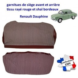 Garnitures de siège Renault Dauphine 