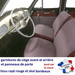 Garnitures de siège Renault Dauphine 