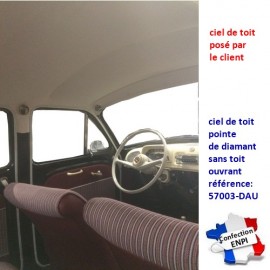 Ciel de toit Renault Dauphine