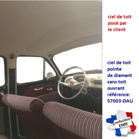 Ciel de toit Renault Dauphine 