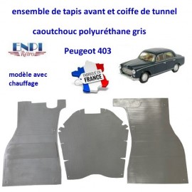 tapis avant Peugeot 403 ensemble complet