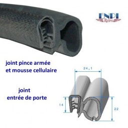 Pince armée & caoutchouc cellulaire 