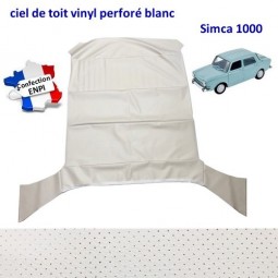 ciel de toit blanc Simca 1000 