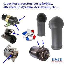 capuchon protecteur de cosse bobine, alternateur, dynamo