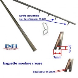 baguette moulure creuse 