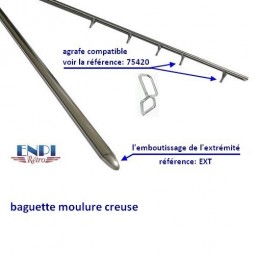 baguette moulure creuse 