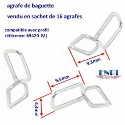 Baguettes d'ailes Peugeot 403 Berline