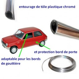 Entourage de tole Plastique Chromé