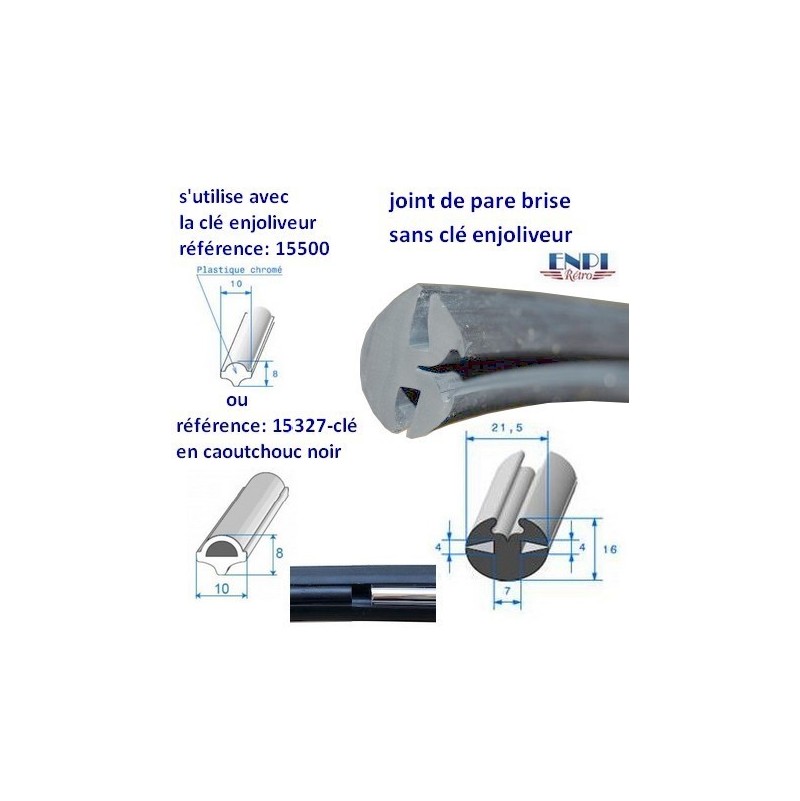 Acheter SEAMETAL H Type voiture pare-brise avant joints en