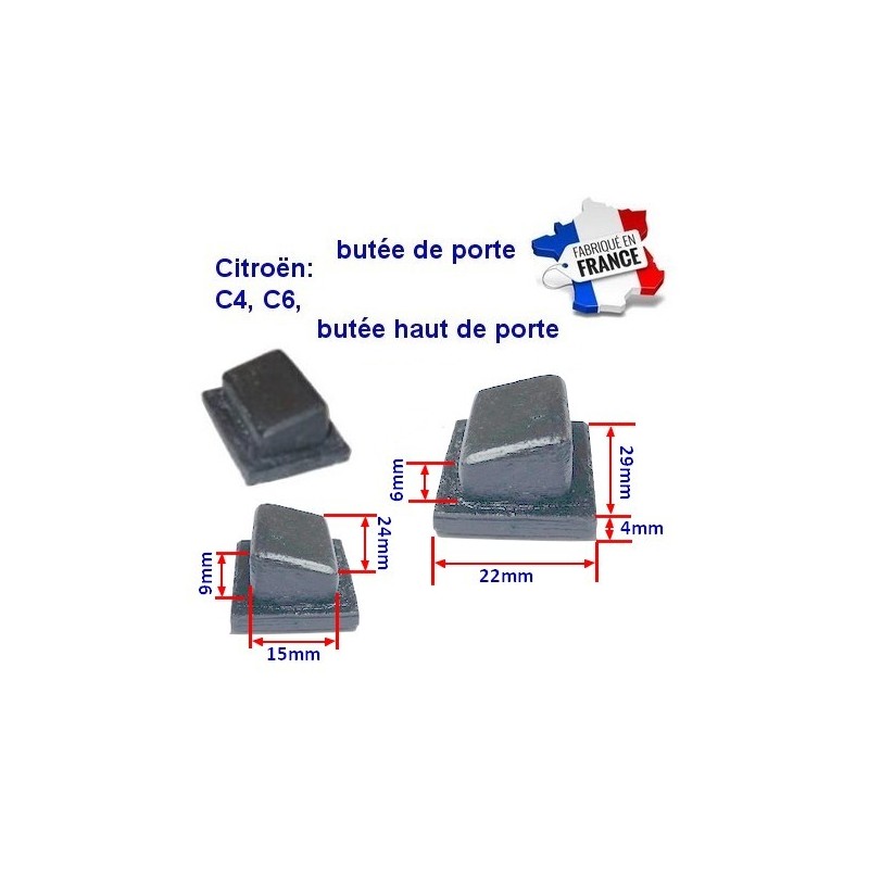 Butée de haut de porte Citroen C4, C6 