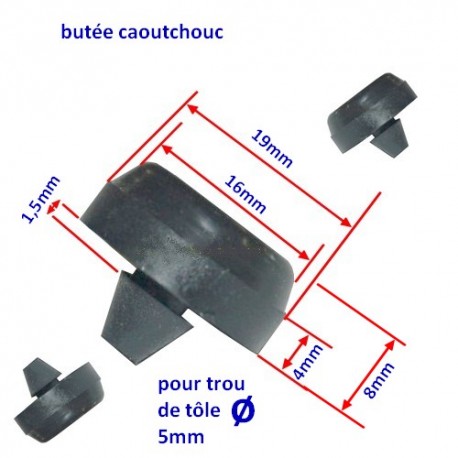 Butée de porte Renault 4cv