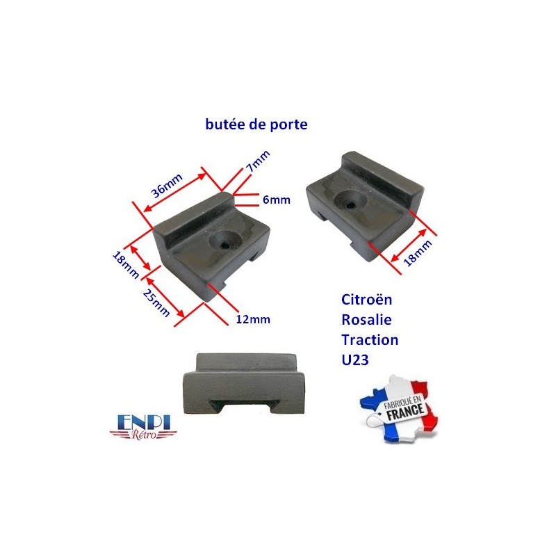 Butée de porte Citroen Rosalie 8,10,15CV