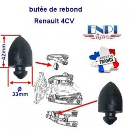 Joint d'entrée de porte Dauphinoire pour Renault Juvaquatre - TIDO