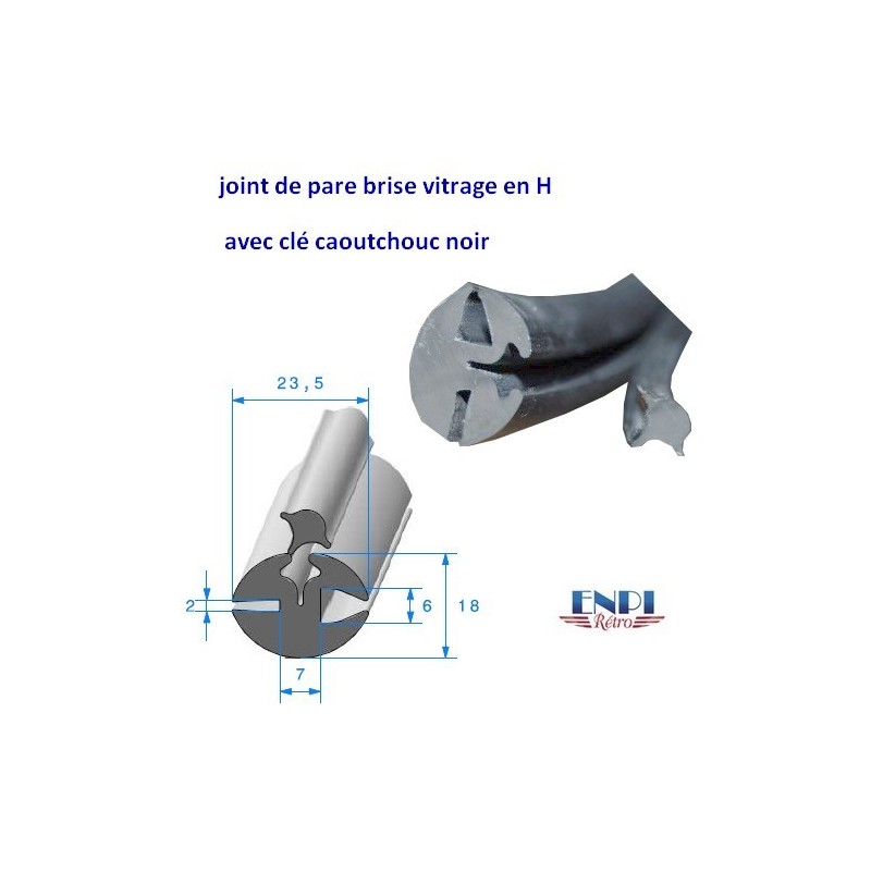 joint de pare brise et vitrage