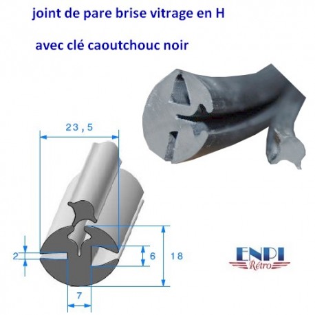 joint de pare brise et vitrage