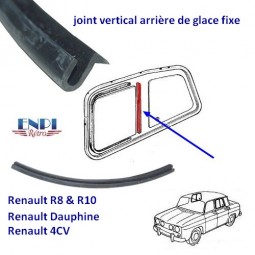 Joint vertical de la glace fixe Renault 10