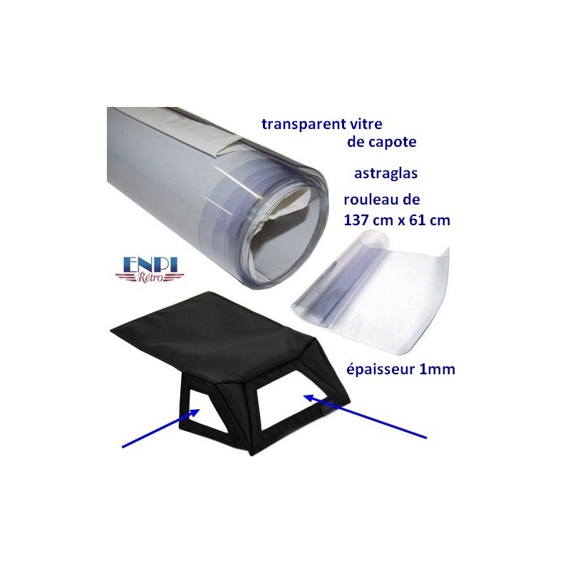  transparent vitre de capote
