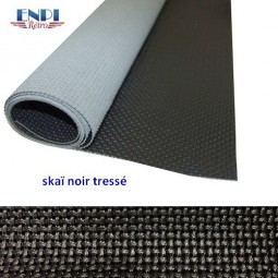 Skaï Tressé Noir