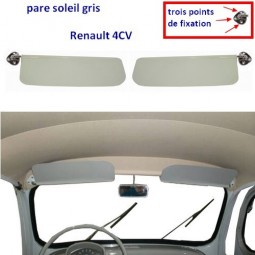 pare soleil gris Renault 4CV