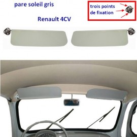 Pare-soleil gris Renault 4CV, Dauphine , Juvaquatre