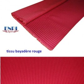 Tissu Bayadère Rouge