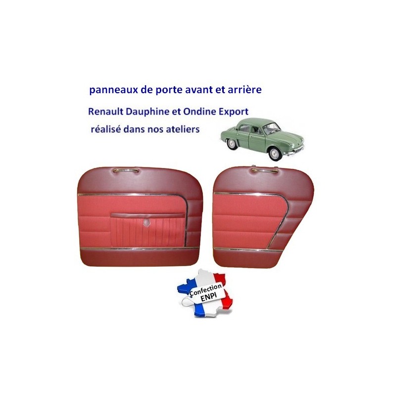Panneaux de porte Renault Ondine & Dauphine Export