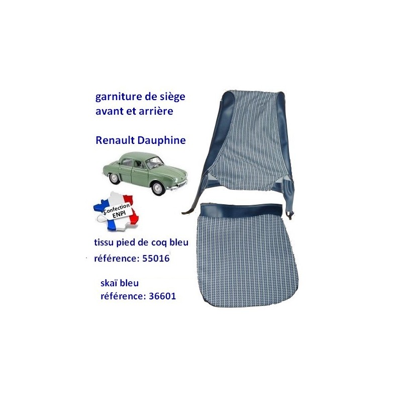 Garnitures de siège Renault Dauphine