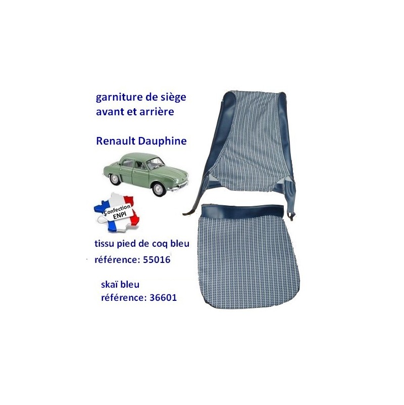 Garnitures de siège Renault Dauphine