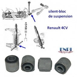  Silent-bloc amortisseur -Renault 4CV