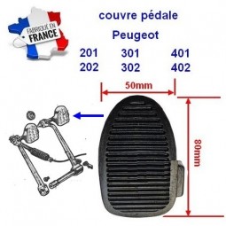 Couvre pédale Peugeot 201 - 202 - 301 - 302 - 401 - 402 