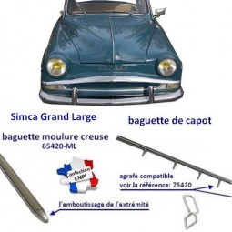 baguette de capot Simca Grand Large