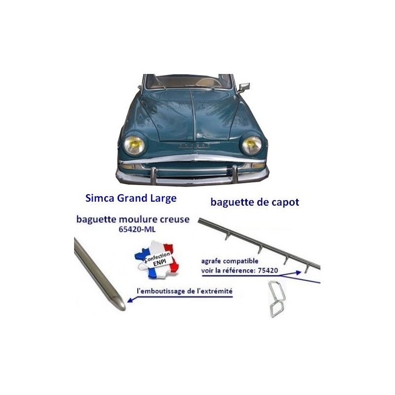 baguette de capot Simca Grand Large