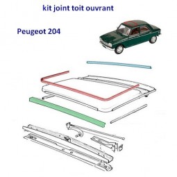 joint toit ouvrant Peugeot 204